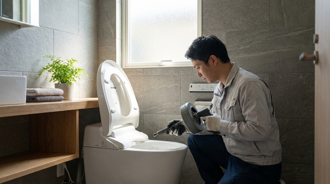 広島市 中区でのトイレつまり修理料金に関する画像