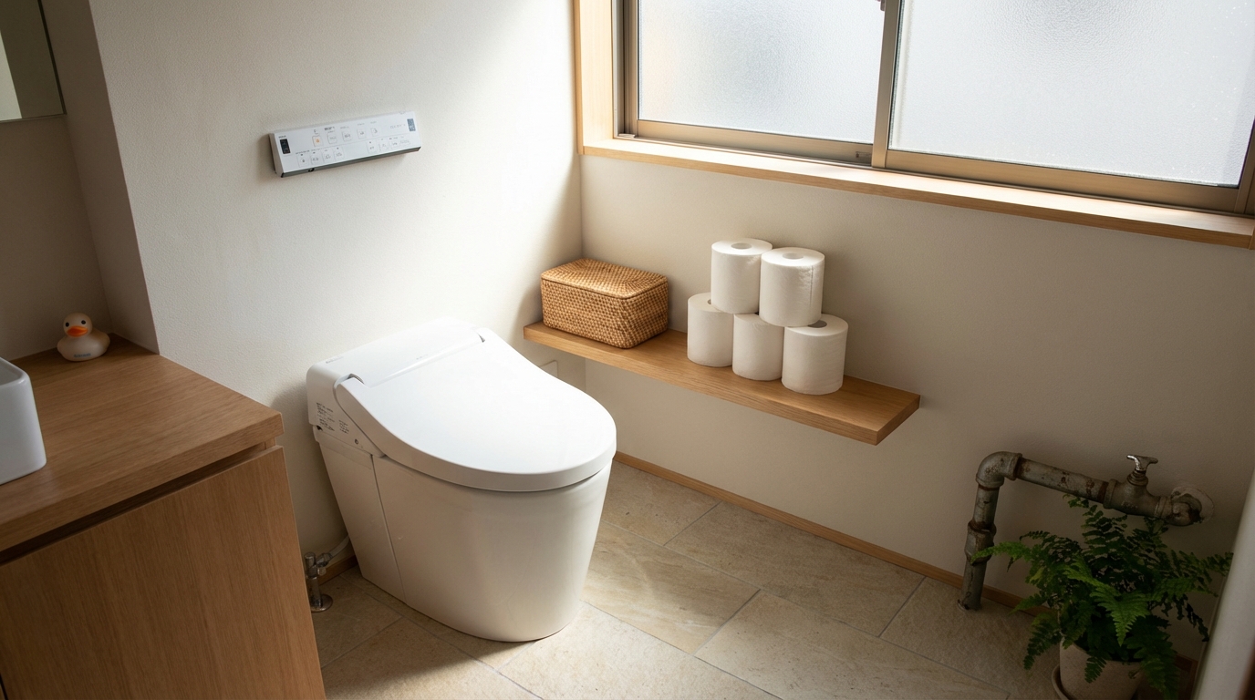 江田島市で最も多いトイレつまりのご相談内容に関する画像