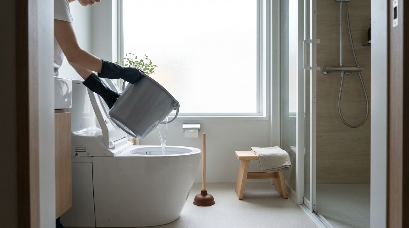 自分で試せる応急処置(修理到着までの間に)に関する画像