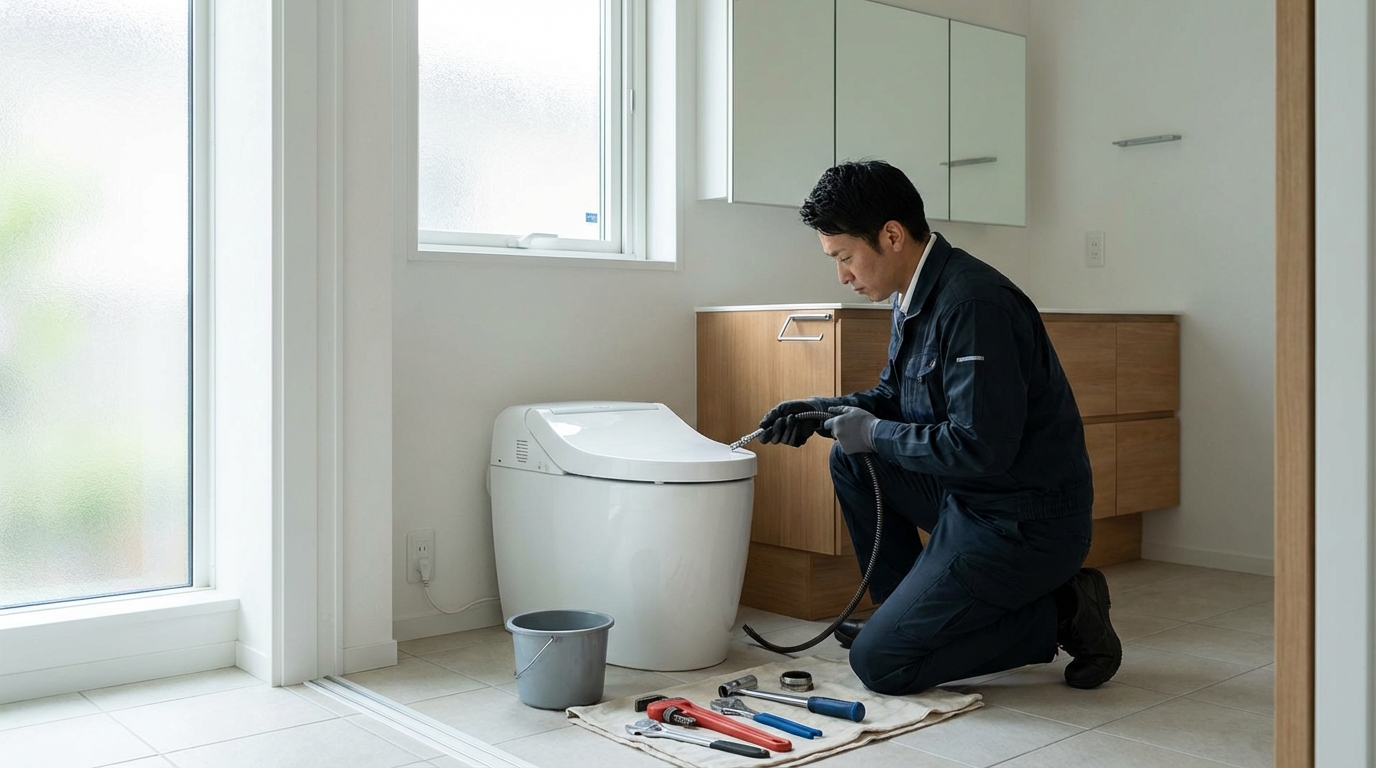 山県郡 北広島町でのトイレつまり修理料金に関する画像