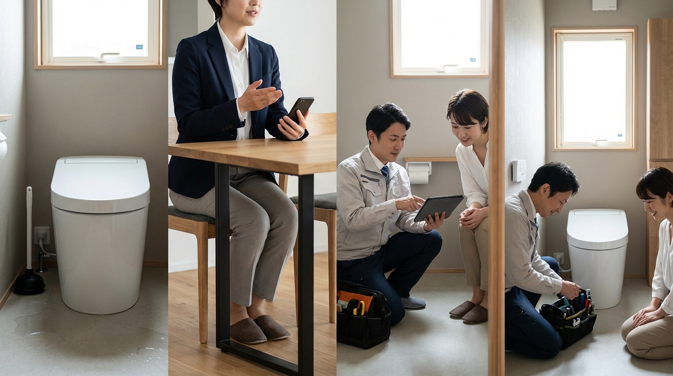 ご依頼から修理完了までの流れに関する画像