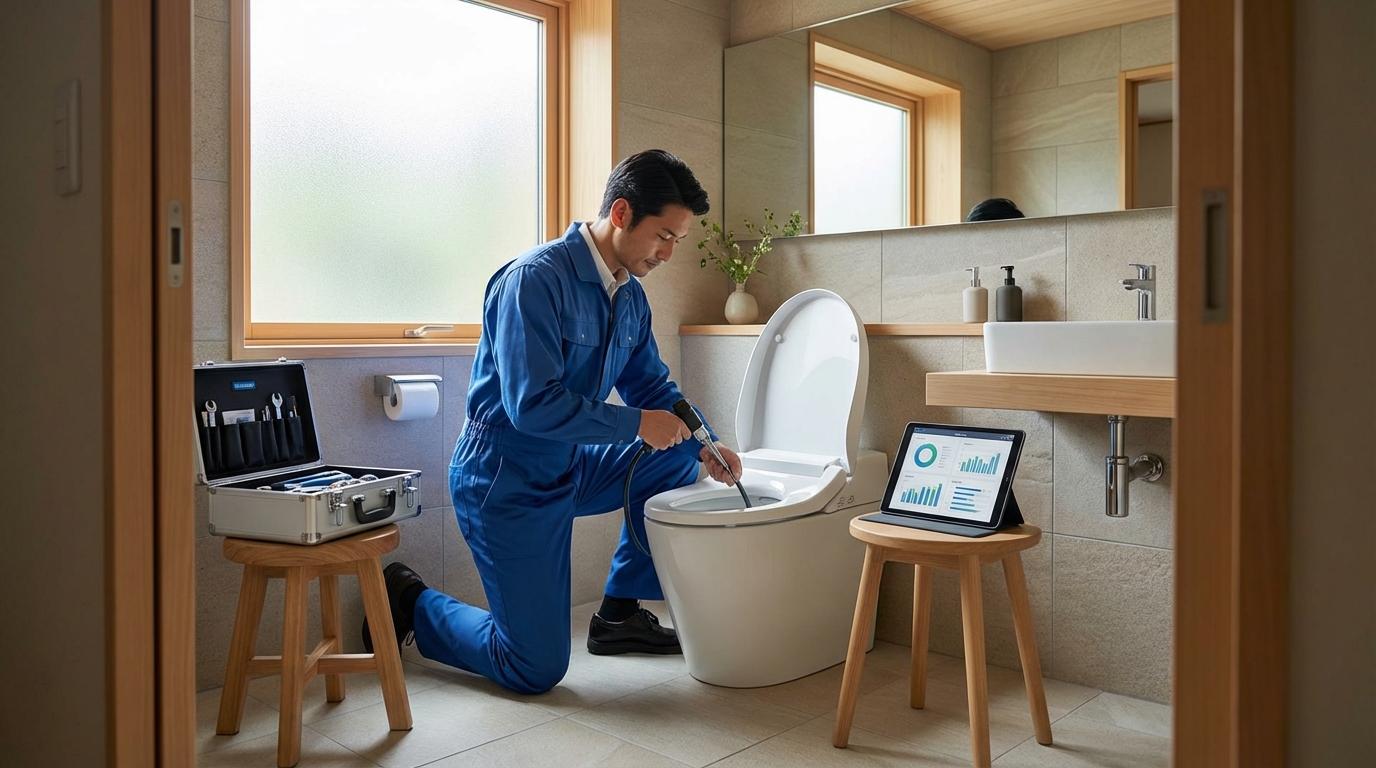 福山市でのトイレつまり修理料金に関する画像