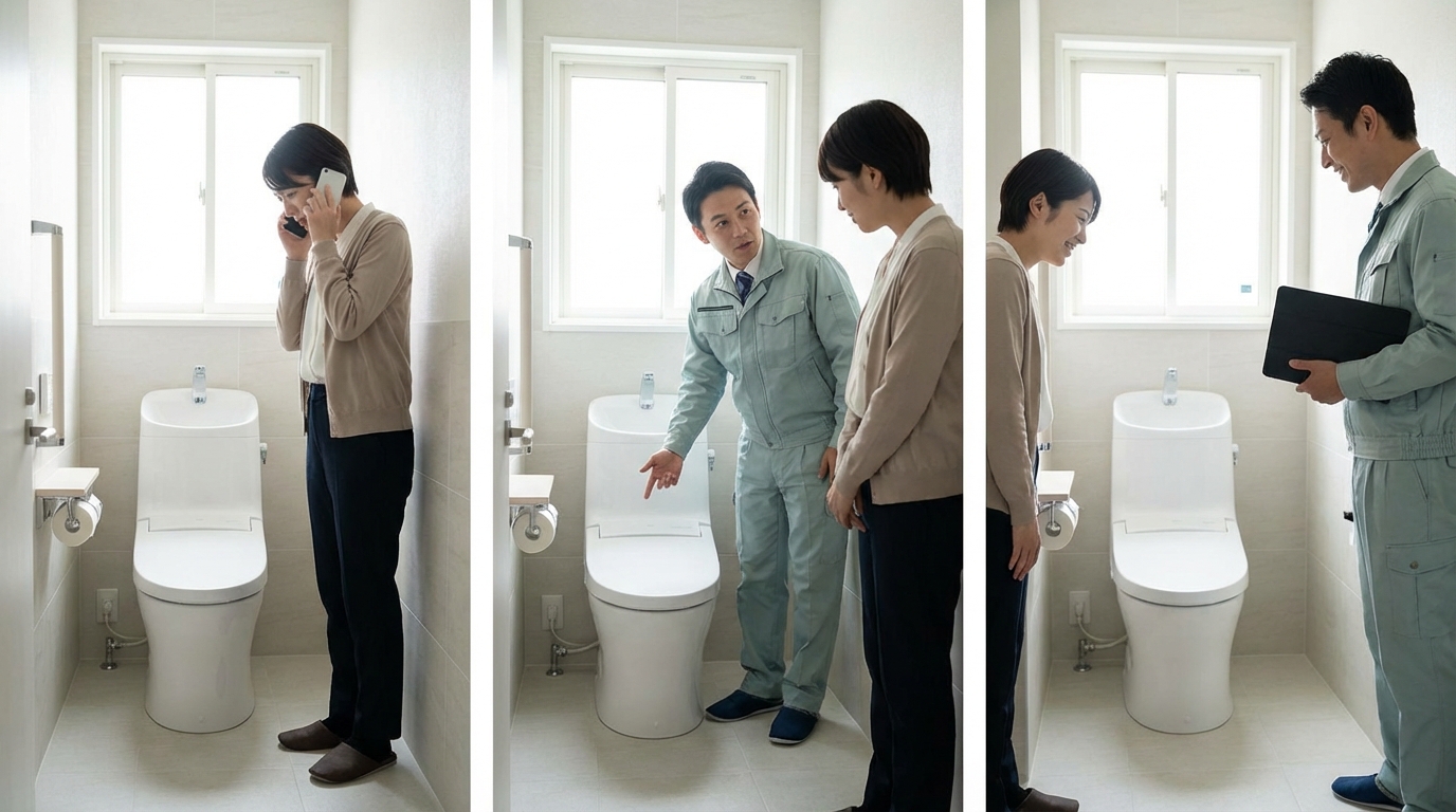 ご依頼から修理完了までの流れに関する画像