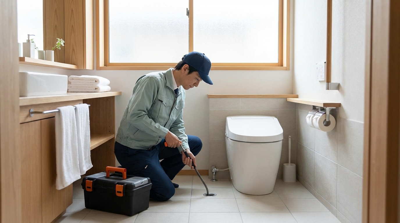 三豊市でのトイレつまり修理料金に関する画像