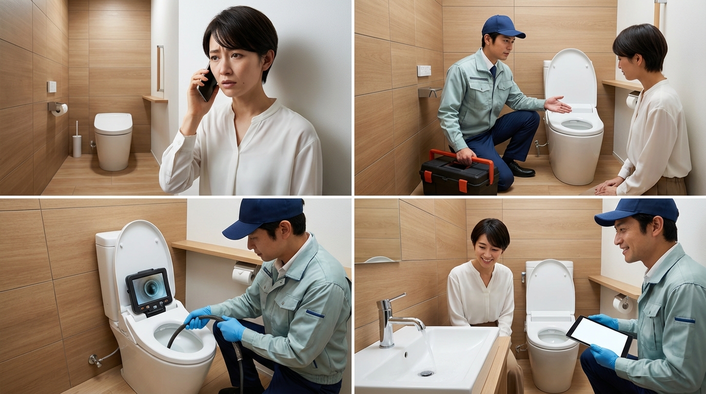 ご依頼から修理完了までの流れに関する画像